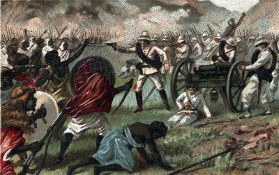 Bitwa pod Abba Karimą (Adoua, Etiopia) między Etiopią a Włochami autorstwa Unknown artist