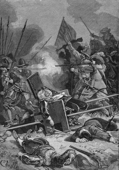 Bitwa pod Rocroy (Rocroi) autorstwa Unknown artist