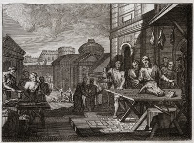Biblia Royaumont, Stary Testament: Oblężenie Samarii. Król Syrii oblegał miasto Samarię i doprowadził do straszliwego głodu. Ilustracja z 1811 roku. autorstwa Unknown artist