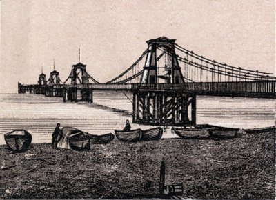 Brighton, Anglia: widok na molo Chain. w „” Świat ilustruje 168 odsłon”” Niedatowany (koniec XIX wieku) autorstwa Unknown artist