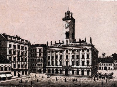 Budapeszt, Węgry: Stary Ratusz. w „” Świat ilustruje 168 odsłon”” Niedatowany (koniec XIX wieku) autorstwa Unknown artist
