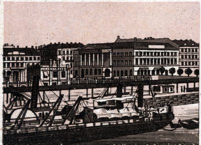 Budapeszt, Węgry: widok na nabrzeże Dunaju. w „” Świat ilustruje 168 odsłon”” Niedatowany (koniec XIX wieku) autorstwa Unknown artist