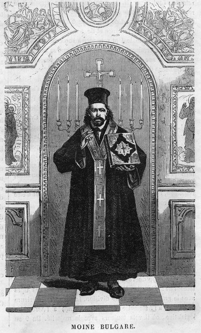 Bułgarski mnich w 1869 roku. autorstwa Unknown artist