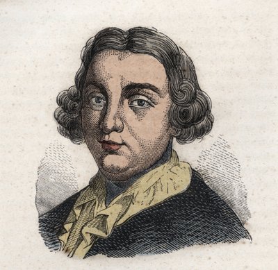Carlo Goldoni (1707-1793), włoski dramaturg autorstwa Unknown artist