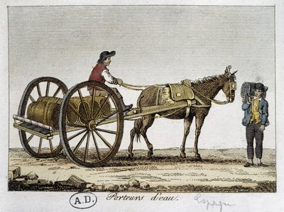 Wózek i wodniak w Hiszpanii - XIX wiek autorstwa Unknown artist