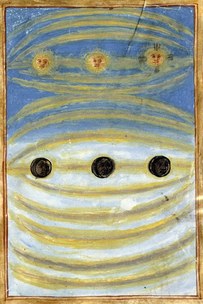 Niebiańskie znaki widziane w dniu śmierci Anny de Bretagne autorstwa Unknown artist