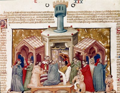 Ceremonia wiatyki daje umierającemu (Miniatura autorstwa Unknown artist