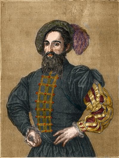 Cesare Borgia (1475-1507) Książę Walencji. (grafika) (XIX wiek). autorstwa Unknown artist