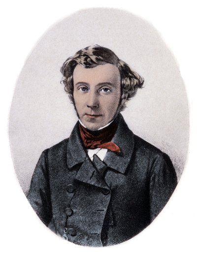 Charles-Alexis-Henri Clerel de Tocqueville (1805-59) - Portret Alexisa de Tocqueville (Alexis Charles Henri Cleral de Tocqueville) (1805 - 1859), francuskiego historyka i polityka. autorstwa Unknown artist