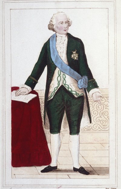 Charles Gravier, hrabia Vergennes (1719-1787), francuski mąż stanu i dyplomata. autorstwa Unknown artist