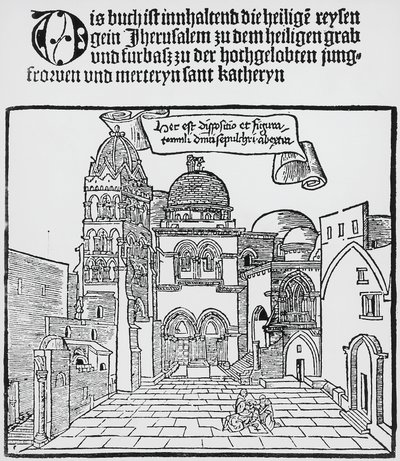 Kościół Grobu Świętego w Jerozolimie autorstwa Unknown artist