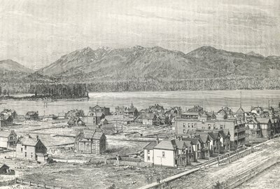Miasto Vancouver, rycina, Kanada autorstwa Unknown artist
