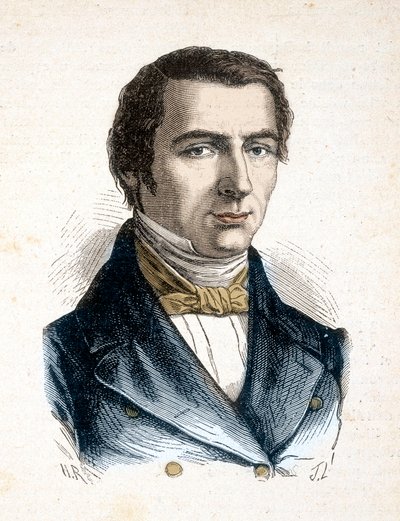 Claude Frederic Bastiat klasyczny teoretyk liberalny, ekonomista polityczny - Portret Frederica Bastiata, ekonomisty (1801 - 1850) - w „” Les Contemporains””, b.d. koniec XIX wieku. autorstwa Unknown artist
