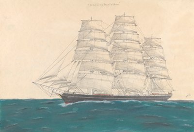 Kliper "Thomasina MacLellan" (1873) autorstwa Unknown Artist