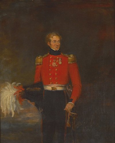 Pułkownik Sir Richard Llewellyn, 28 Pułk Piechoty, 1835 ok autorstwa Unknown