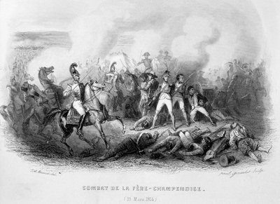 Bitwa pod Fère-Champenoise (25 marca autorstwa Unknown artist