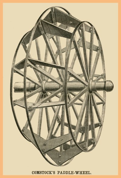Koło łopatkowe Comstocks autorstwa Unknown Artist