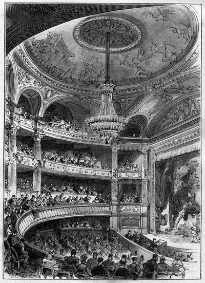 Teatr Konstantyna w Algierii wybudowany przez architekta Paula Jean Gion (1838-1904) w latach 1877-1883 - teatr autorstwa Unknown artist