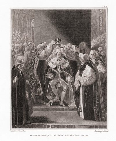 Koronacja króla Jerzego III Wielkiej Brytanii autorstwa Unknown artist