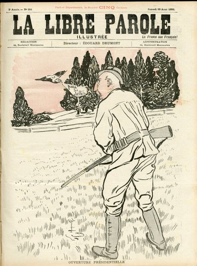 Okładka "La Libre parole illustree" autorstwa Unknown Artist