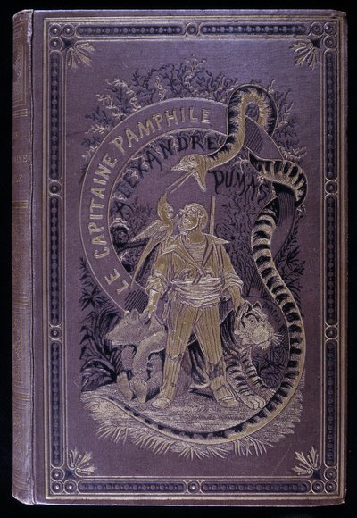 Okładka książki „Kapitan Pamphile” autorstwa Aleksandra Dumasa ojca. autorstwa Unknown artist