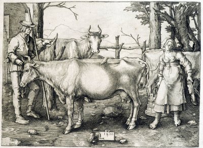 Maska i nabiał w Holandii autorstwa Unknown artist