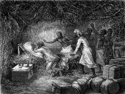 David Livingstone zmarł na czerwonkę w wiosce Tchitammbo w 1873 r. - „” Ostatnia podróż Livingstone