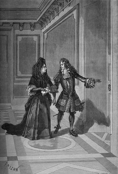 Śmierć Marii Teresy (Marie-Teresy), królowej Francji, 30 lipca 1683: M. de la Rochefoucauld prosi Madame de Maintenon (Francoise d