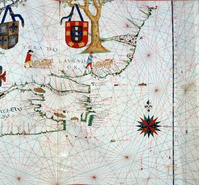 Szczegółowa mapa Labrador (Markland), wschodnia Kanada autorstwa Unknown artist