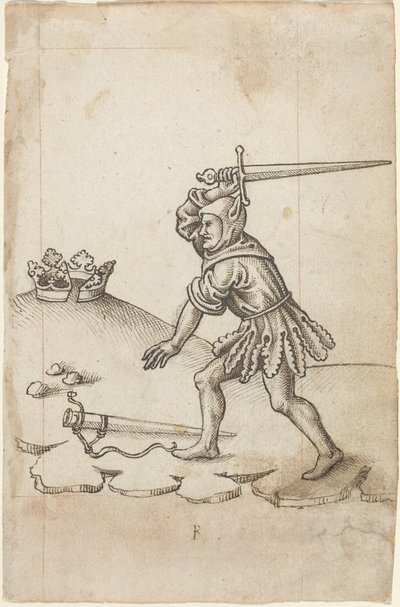 Nie łam korony [fol. 43 recto], ok. 1512-1515 (pióro i czarny tusz na papierze czerpanym) autorstwa Unknown Artist