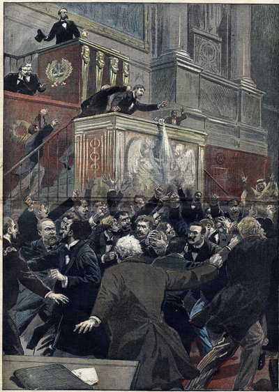 Sprawa Dreyfusa – Izba Deputowanych – 22 stycznia autorstwa Unknown artist