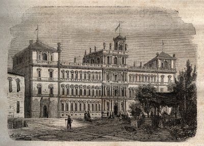 Pałac Książęcy w Modenie w XIX wieku - Pałac Książęcy 1634 - Pałac Książęcy w Modenie autorstwa Unknown artist