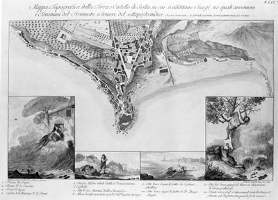 Trzęsienie ziemi, które miało miejsce w Scilla (Włochy) w 1783 roku. autorstwa Unknown artist