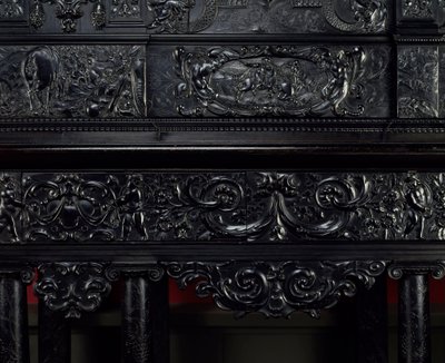 Praktyka Ebene. Horatius Cocles, rzymscy bohaterowie, broni mostu Sublicius w Rzymie przed atakiem Etrusków z Porsenny w 507 rpne. Szczegół. Około 1645 Paryż. Muzeum w Luwrze autorstwa Unknown artist