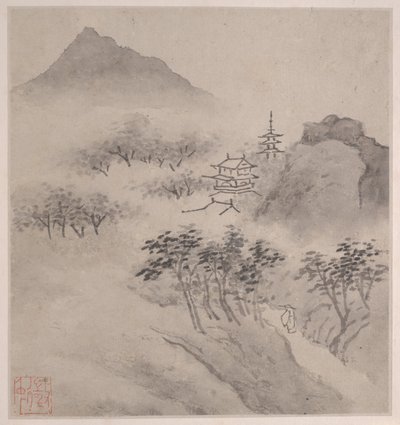 Osiem pieśni rzek Xiao i Xiang autorstwa Unknown Artist