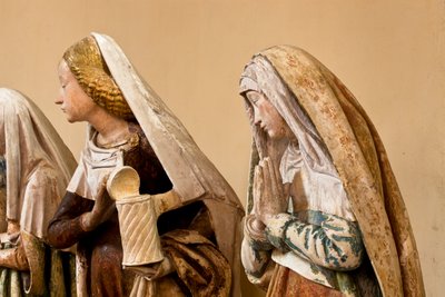 Pochówek, kaplica Saint-Jacques, Monestiès, Tarn autorstwa Unknown Artist