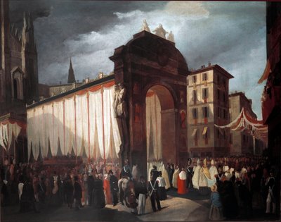 Wejście nowego arcybiskupa Mediolanu 5 grudnia 1847 r. (obraz autorstwa Unknown artist