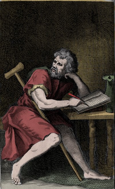 Epiktet - EPICTETUS grecki filozof stoicki autorstwa Unknown artist