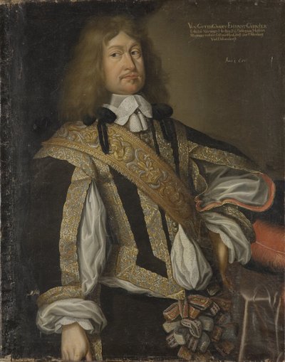 Ernest Gunther de Schleswig Holstein Sonderburg Augustenburg - Portret Ernesta Guenthera (1609-1689), księcia Schleswig-Holstein-Sonderburg-Augustenburg, Anonim . olej na płótnie autorstwa Unknown artist