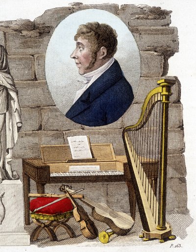 Etienne Mehul, francuski kompozytor i organista (1763-1817). autorstwa Unknown artist