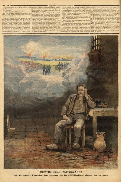 Eugene Turpin (1848-1927) chemik, wynalazca w 1884 r. melinitu (materiał wybuchowy) w swojej celi, oskarżony (niesłusznie) o sprzedanie swojego wynalazku wrogowi. Inspiruje Juliusza Verne