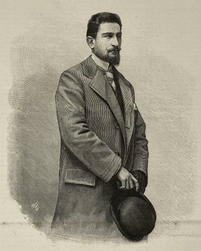 Eugenio Ruspoli (1866-1893), włoski odkrywca, zdjęcie Angioliniego z L