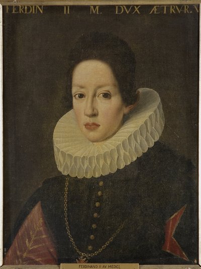 Ferdynand II de Medicis - Portret Ferdynanda II Medyceusza, Wielkiego Księcia Toskanii (1610-1670), Anonim. Olej na płótnie. Wymiar: 64x49 cm. Muzeum Narodowe w Sztokholmie autorstwa Unknown artist
