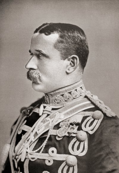 Feldmarszałek John Denton Pinkstone Francuski, z książki South Africa and the Transvaal War Louisa Creswicke