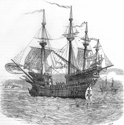 Flota Henryka VIII autorstwa Unknown artist