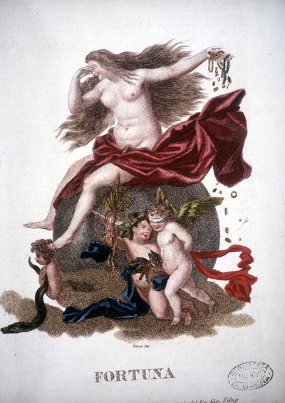 Fortuna (Fortuna) - w słowniku mitologicznym autorstwa Unknown artist