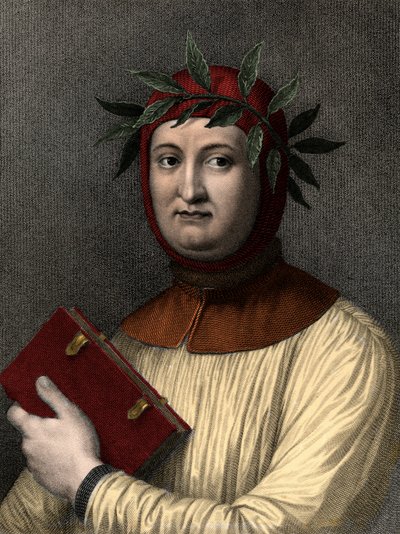 Francesco Petrarca (1304-1374) autorstwa Unknown artist