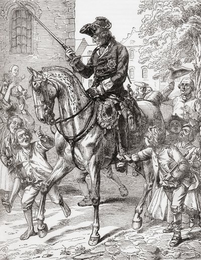 Fryderyk II (grafika) autorstwa Unknown artist