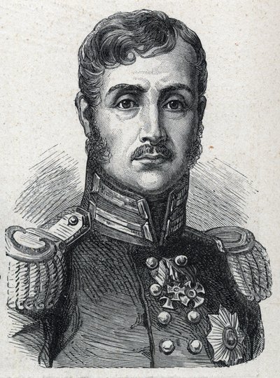 Fryderyk Wilhelm III Pruski - Portret Fryderyka Wilhelma III Prus (1770-1840) Król Prus autorstwa Unknown artist