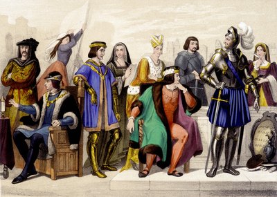 Od 1461 do 1515. Ludwik XI, Karol VIII, Ludwik XII i Franciszek 1. autorstwa Unknown artist